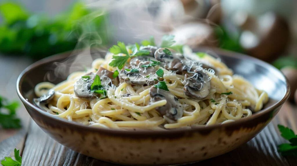 Mushroom Truffle Pasta Recipe 