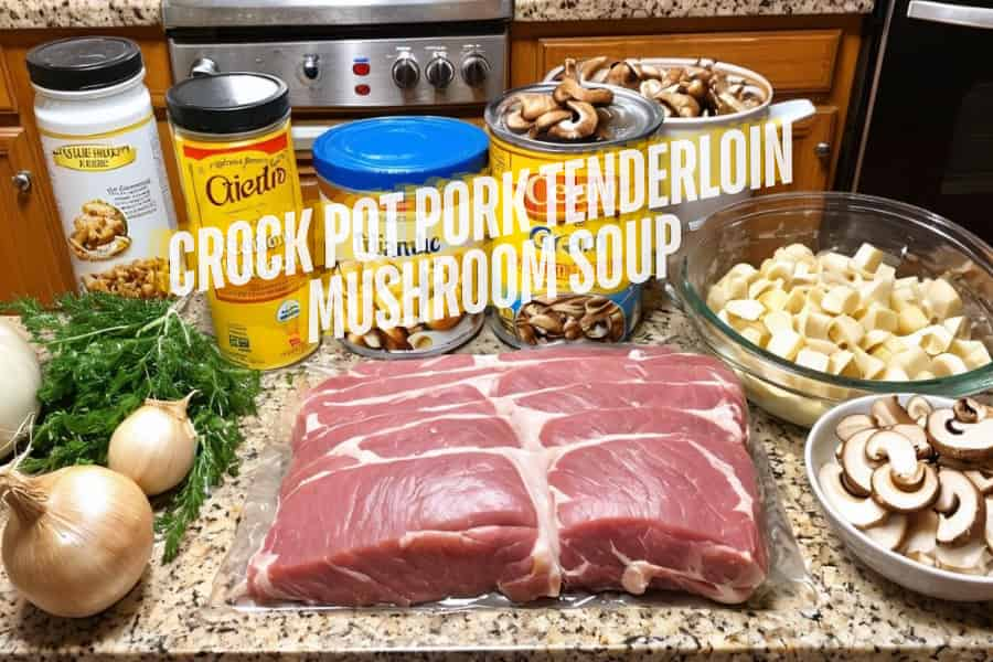 Crock-Pot Pork Tenderloin Mushroom Soup