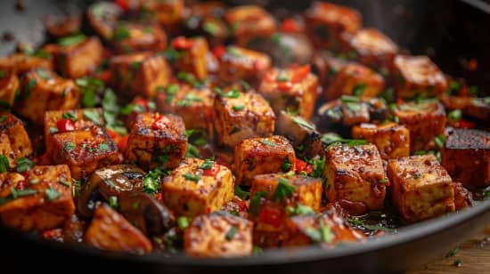 Easy Chicken Tofu Mushroom Recipe