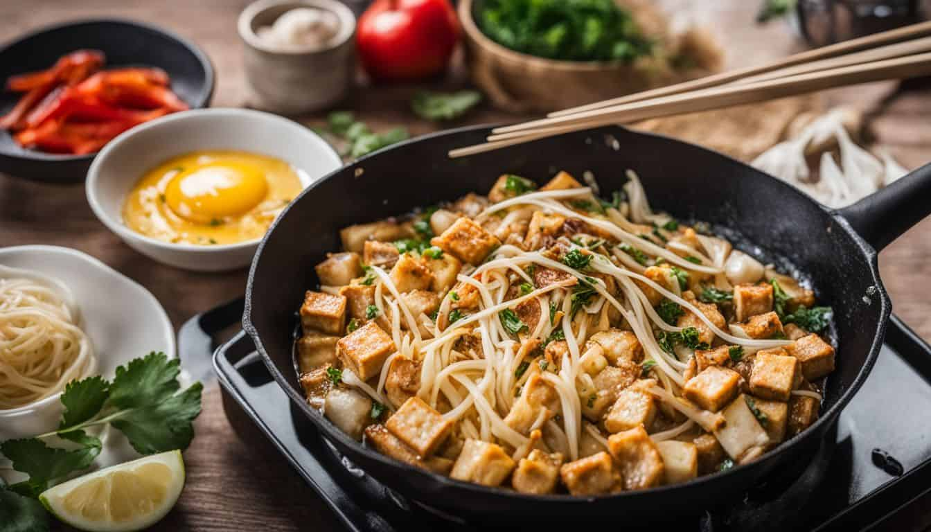 Egg Tofu Enoki Mushroom Recipe