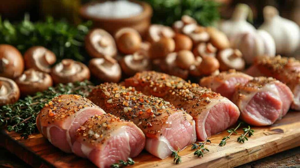 Ingredients for Crock-Pot Pork Tenderloin Mushroom Soup