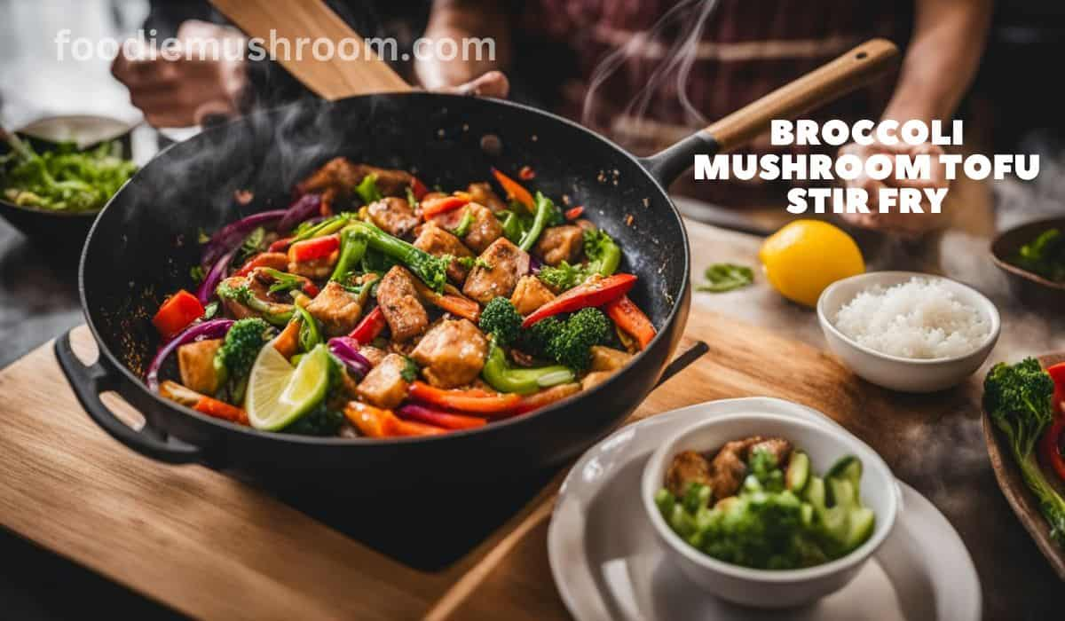 broccoli mushroom tofu stir fry